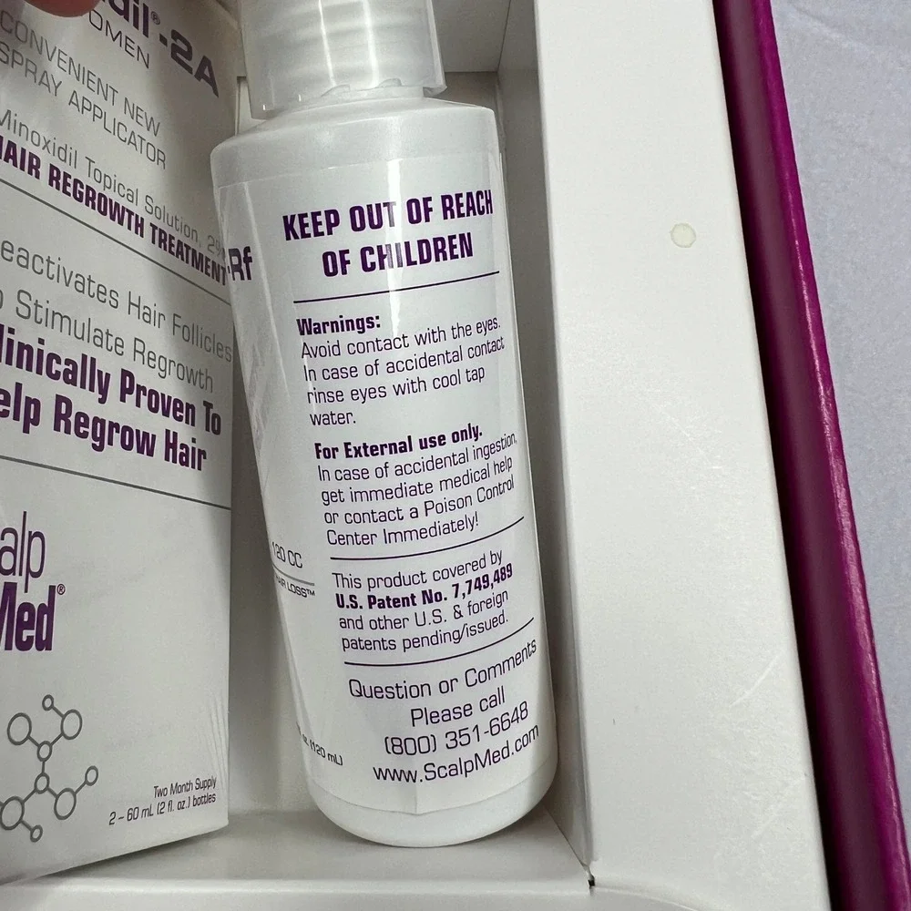 ScalpMed Vitadil-2A Re-Grow Hair Regrowth Kit Women Expired 2015 Collectible Box